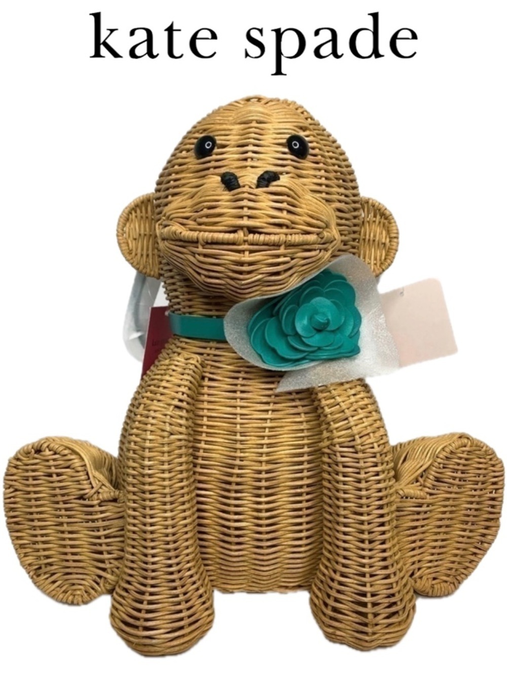 Kate Spade Monkey 🐒 Wicker Novelty Rare Bag